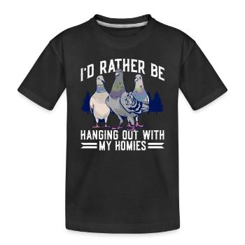 Taubenzüchter Und Taubenzucht Taubenrennen - T-shirt bio Premium Enfant - noir - Devant