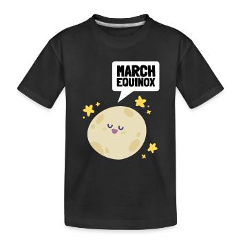 First Day Of Spring Equinox - Kinder Premium Bio T-Shirt - Schwarz - Vorne