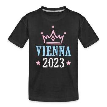 Vienne 2023 Vienne - T-shirt bio Premium Enfant - noir - Devant