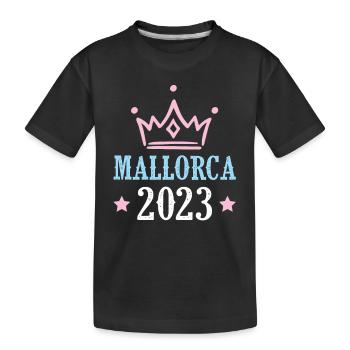 Mallorca 2023 - Kids' Premium Organic T-Shirt - black - Front