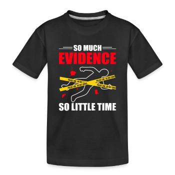 Équipe de détectives privés Tatort Forensic Science - T-shirt bio Premium Enfant - noir - Devant