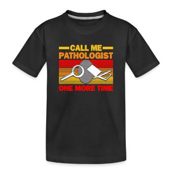 Équipe de détectives privés Tatort Forensic Science - T-shirt bio Premium Enfant - noir - Devant