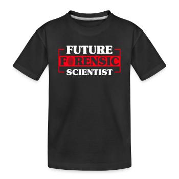 Équipe de détectives privés Tatort Forensic Science - T-shirt bio Premium Enfant - noir - Devant