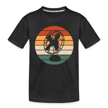 Retro Ferry Vêtements Porte-conteneurs - T-shirt bio Premium Enfant - noir - Devant
