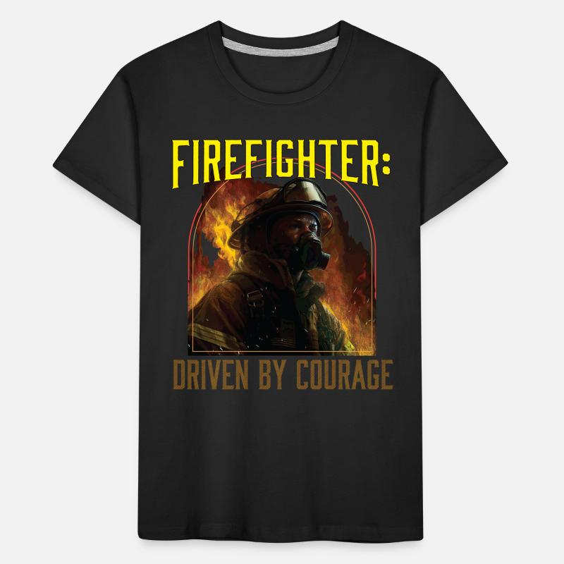 Firefighter: Driven by Courage Firefighting Kinder Premium Bio T-Shirt