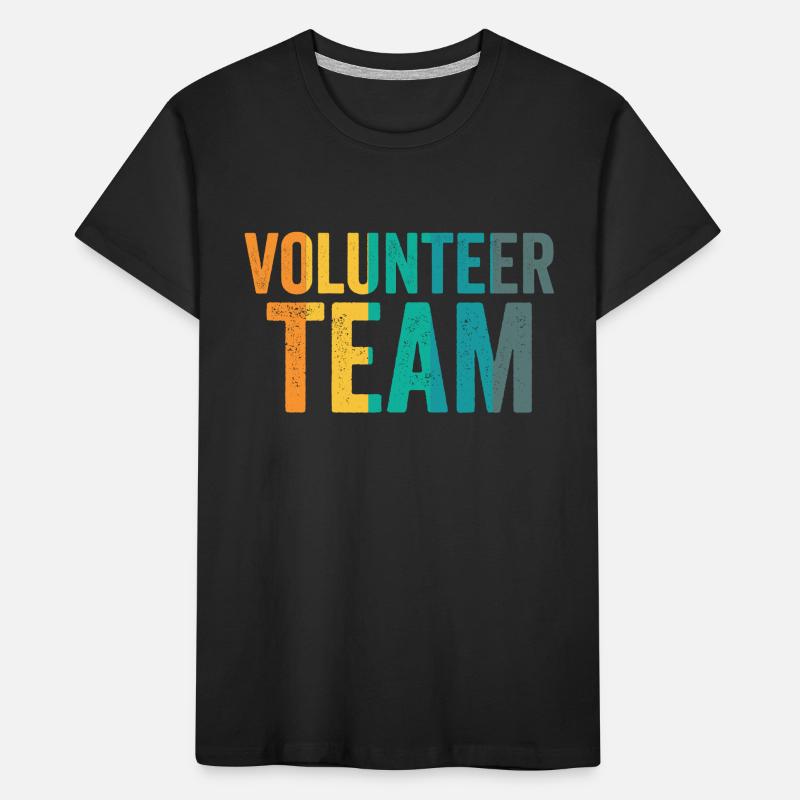 Freiwilligen Team Freiwillig Beruf Freiwilliger Kinder Premium Bio T-Shirt