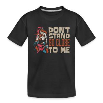 Pest Doktor Pest Doktor Maske Medikamente - Kinder Premium Bio T-Shirt - Schwarz - Vorne