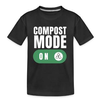 Compostez vos ennemis - T-shirt bio Premium Enfant - noir - Devant