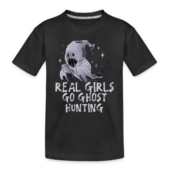 Paranormal Research Halloween Ghost Hunter - Kids' Premium Organic T-Shirt - black - Front