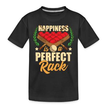 Snooker drôle - T-shirt bio Premium Enfant - noir - Devant
