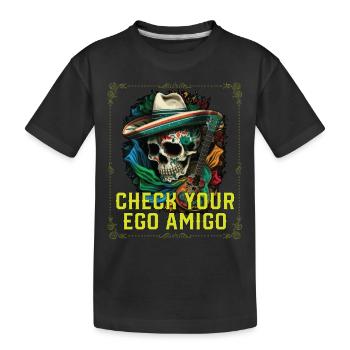 Vérifiez votre Ego Amigo Mexican Life Mexico Pride - T-shirt bio Premium Enfant - noir - Devant