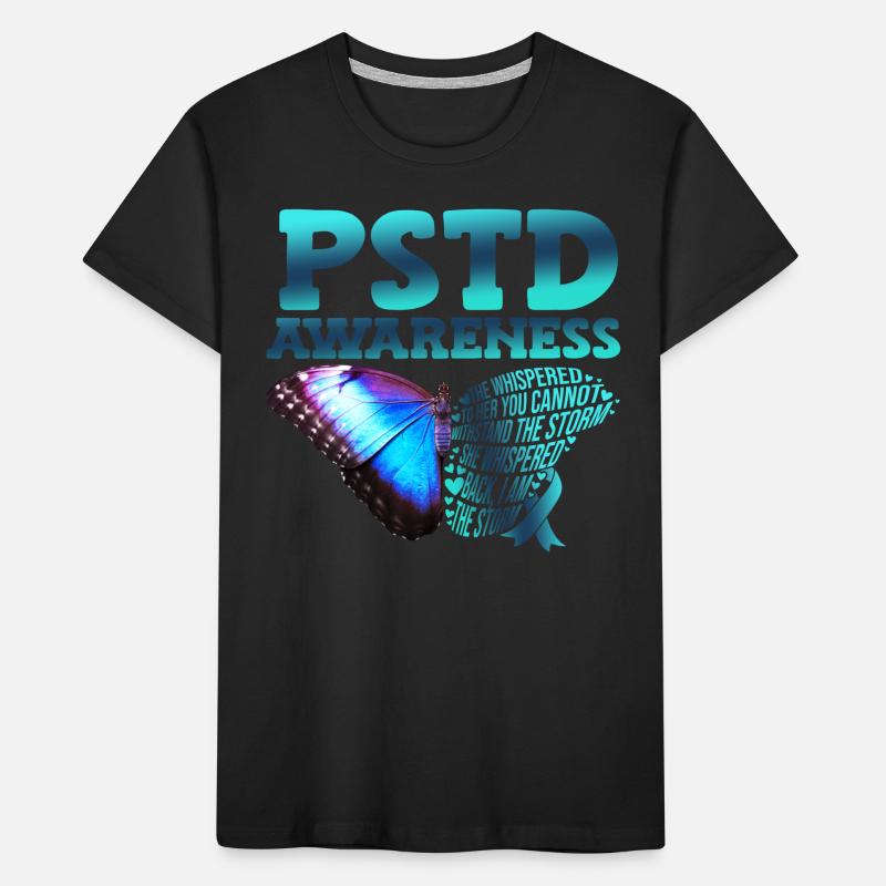 Sensibilisation au PSTD Post-traumatique T-shirt bio Premium Enfant