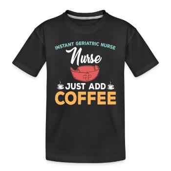 Retro Ferry Vêtements Porte-conteneurs - T-shirt bio Premium Enfant - noir - Devant