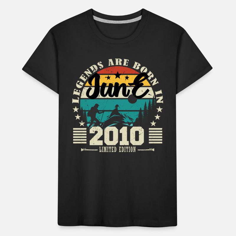 Juni 2010. Geburtstagsgeschenk Juni 2010. Juni. Kinder Premium Bio T-Shirt