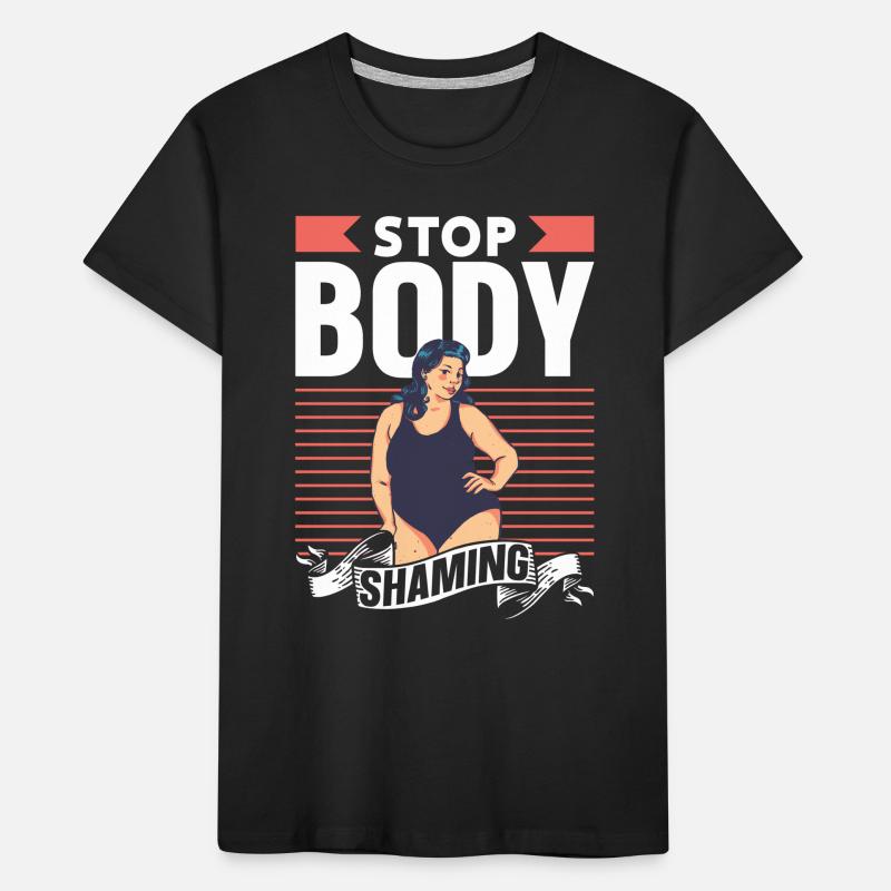 Plus de bodyshaming Bodyshaming agaçant T-shirt bio Premium Enfant