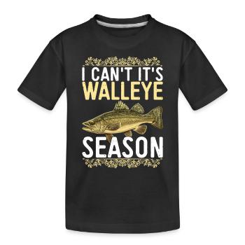 Anglers Fishing Fishermen - Kids' Premium Organic T-Shirt - black - Front