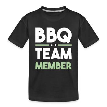 Bbq Team - Kinder Premium Bio T-Shirt - Schwarz - Vorne