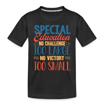 Éducation spécialisée, Éducation spécialisée - T-shirt bio Premium Enfant - noir - Devant