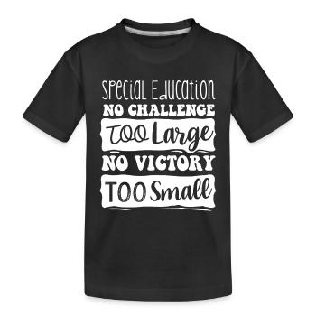 Éducation spécialisée, Éducation spécialisée - T-shirt bio Premium Enfant - noir - Devant