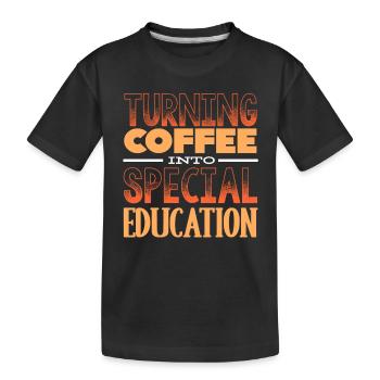 Éducation spécialisée, Éducation spécialisée - T-shirt bio Premium Enfant - noir - Devant