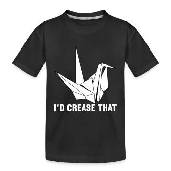 Origami - T-shirt bio Premium Enfant - noir - Devant
