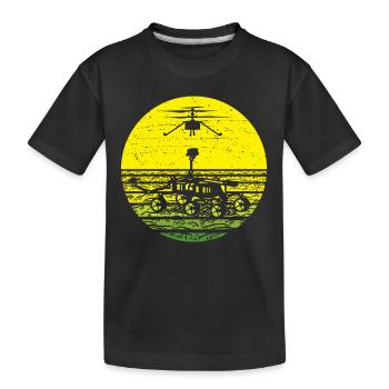 Astrophysik Himmelsgucker - Kinder Premium Bio T-Shirt - Schwarz - Vorne