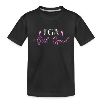 Junggesellinnenabschied JGA - Kinder Premium Bio T-Shirt - Schwarz - Vorne