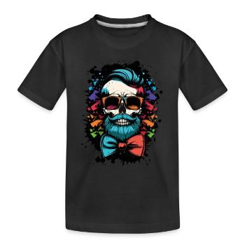 Skeleton Bachelor Groom Bachelor Bachelor Party - Kids' Premium Organic T-Shirt - black - Front