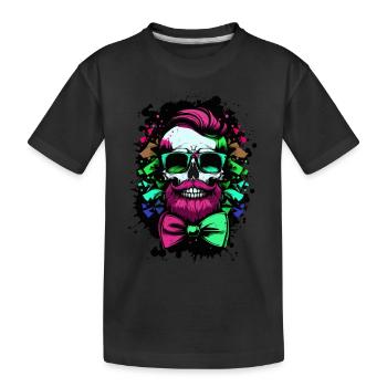 JGA Crew Skeleton Bachelor Bachelor Stag Party - Kids' Premium Organic T-Shirt - black - Front