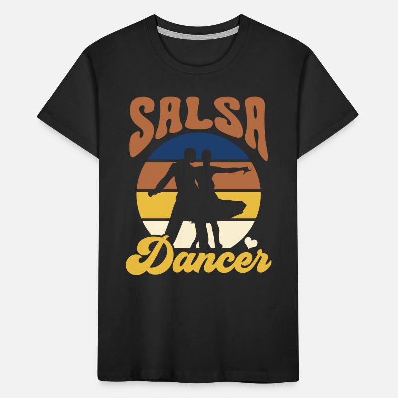 Salsa Dancer Dancing Hobby Dance Kids' Premium Organic T-Shirt