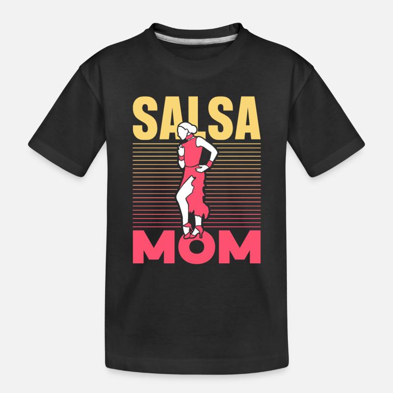 Salsa Mama Hobby Dance Danseuse Danse - T-shirt bio Premium Enfant - noir