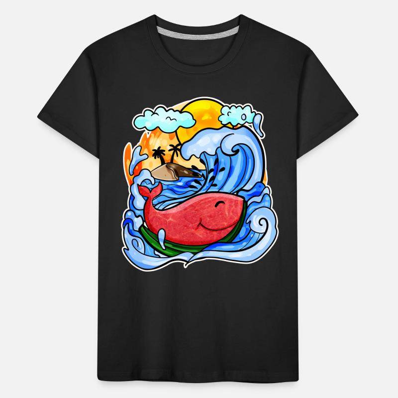 Baleine pastèque T-shirt bio Premium Enfant