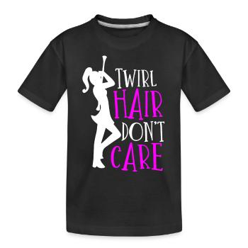 Baton Twirler, Baton Twirling, Gymnastique - T-shirt bio Premium Enfant - noir - Devant
