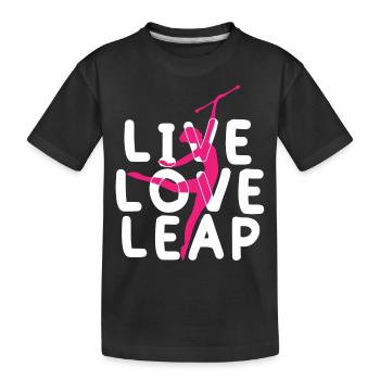 Baton Twirler, Baton Twirling, Gymnastique - T-shirt bio Premium Enfant - noir - Devant