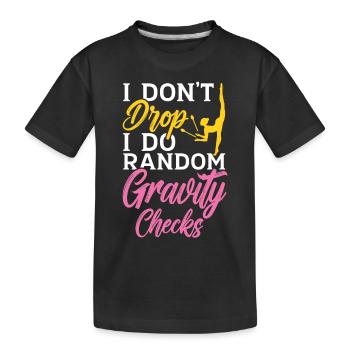 Bâton et Bling C’est une chose virevoltante Bâton - T-shirt bio Premium Enfant - noir - Devant