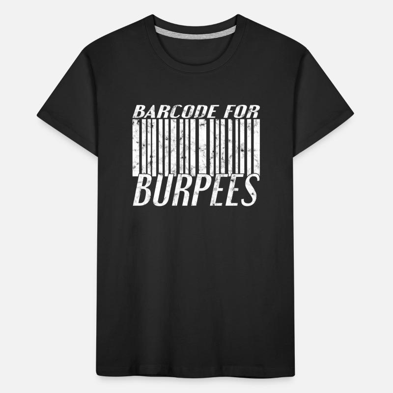 Code à barres Burpee T-shirt bio Premium Enfant