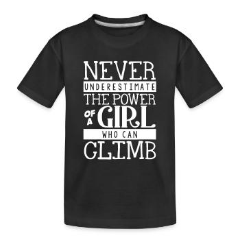 Grimpeurs muraux, grimpeurs de murs - T-shirt bio Premium Enfant - noir - Devant