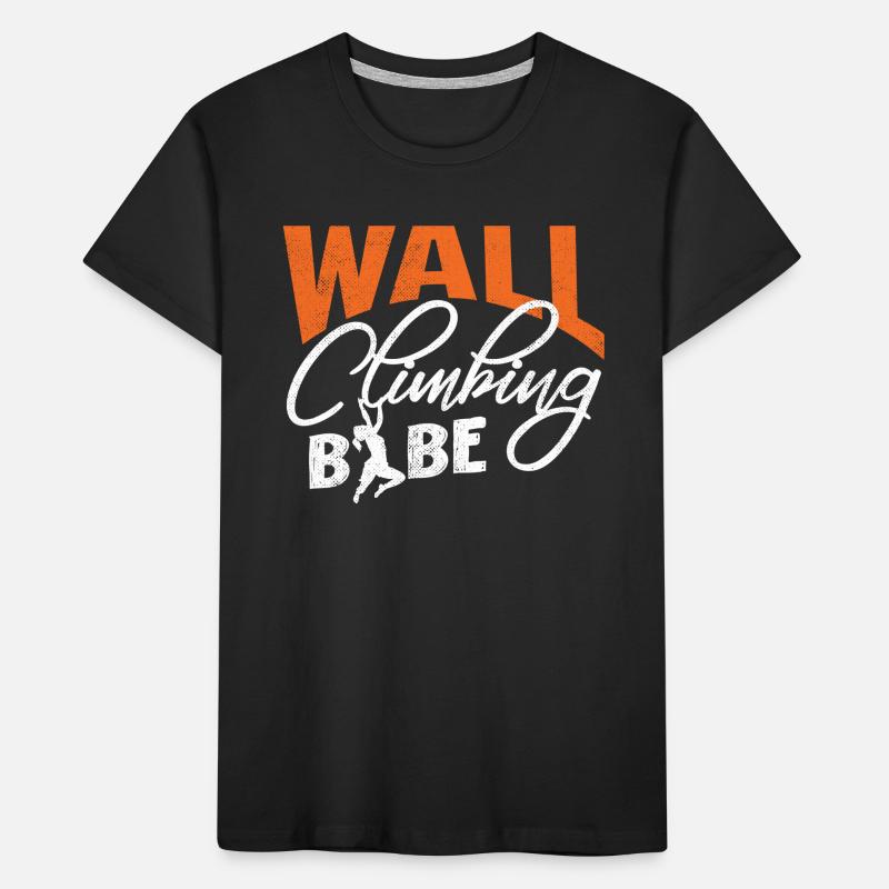 Wall climbers, wall climbers Kids' Premium Organic T-Shirt