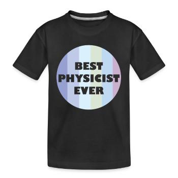 Rétro Physique Amoureux Éducatif - T-shirt bio Premium Enfant - noir - Devant