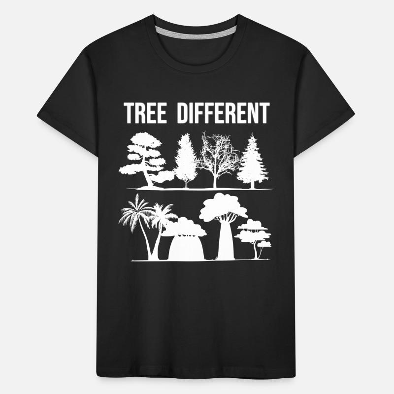 Tree Different - be different - be yourself Kids' Premium Organic T-Shirt