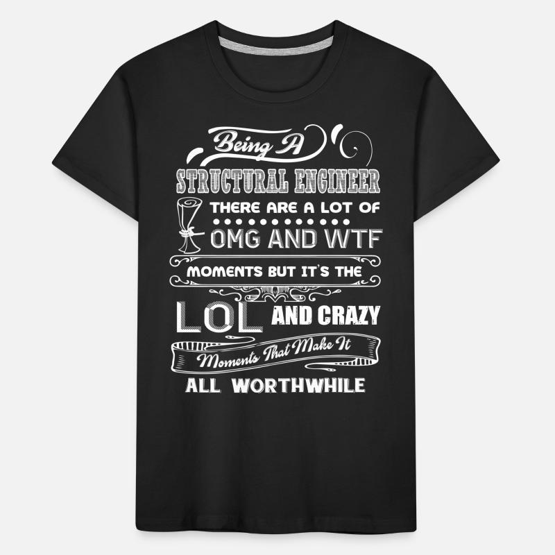 Structural Engineer Being A Structural Engineer Kids' Premium Organic T-Shirt