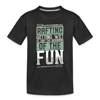 Rafting - T-shirt bio Premium Enfant - noir - Devant
