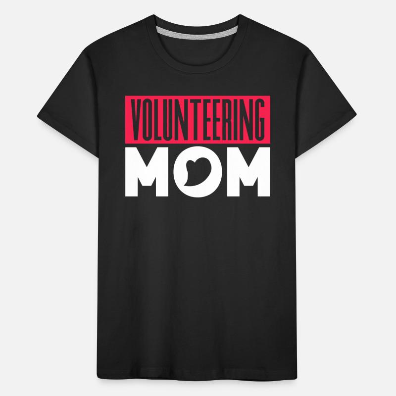 Ehrenamtliche Mutter Beruf Freiwillig Freiwilliger Kinder Premium Bio T-Shirt