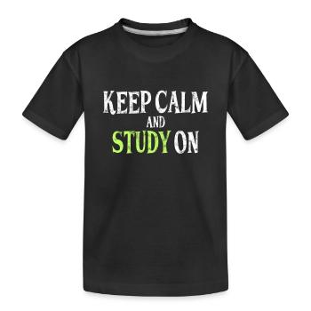Étude Dire - T-shirt bio Premium Enfant - noir - Devant