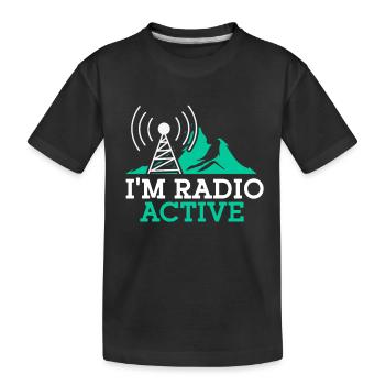 Amateur Radio Radio Funker Cadeau - T-shirt bio Premium Enfant - noir - Devant