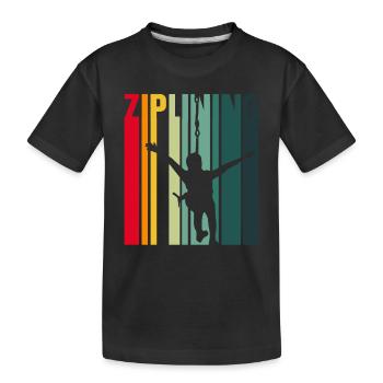 Tyrolienne Tyrolienne Dictons de tyrolienne Sports - T-shirt bio Premium Enfant - noir - Devant