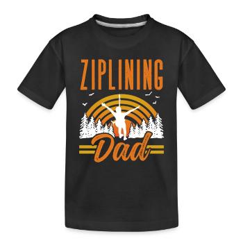 Tyrolienne Papa Tyrolienne Tyrolienne Sports Dictons - T-shirt bio Premium Enfant - noir - Devant