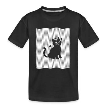 CHATON - T-shirt bio Premium Enfant - noir - Devant