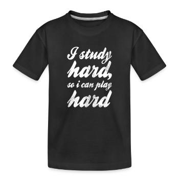 Étude Dire - T-shirt bio Premium Enfant - noir - Devant