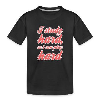 Étude Dire - T-shirt bio Premium Enfant - noir - Devant